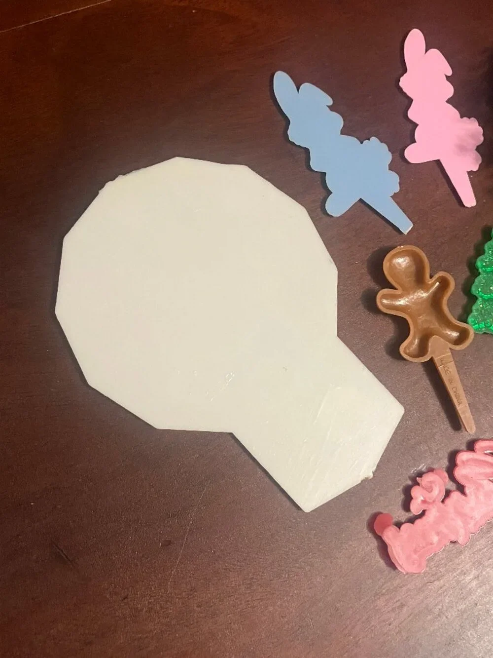 Lot of 8 Vintage Holiday Cupcake and Cake Toppers Christmas, New Years, Easter